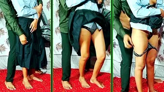 Sleazy Teacher Secretly Rams Cock in Coed's Tight Tuition Pussy