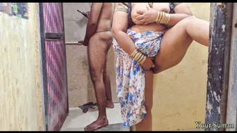 Horny Desi Mother Spots Son Whacking Off In Tub Jumps On Dick For Wild Ride
