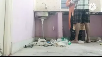 Pop-in-law stuffs his fat cock in me and the maid while hubby dives into her sloppy pussy