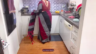 Hot Desi Housewife Saree Fuck Big Ass Groped Messy Head Gagging Brutal Facefuck Missionary Drill