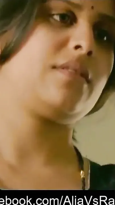 Desi Auntie tempted by young bf in the kitchen