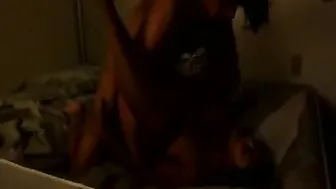 Overweight aunty getting drilled with office chap