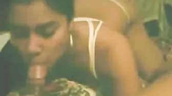 College Hotty Gives Excellent Blowjob Wearing Just Bra And Pants