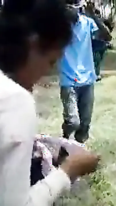 Wicked old  screwed young gal in local park