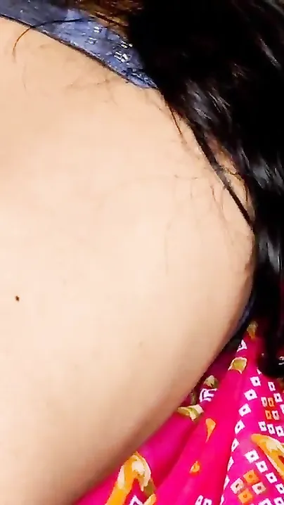 Desi wife in red sari is banged by small dick in the cowgirl XXX pose