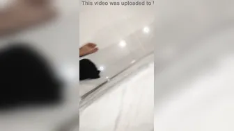 Hubby films Desi wife's XXX hot underwear blown all over the room